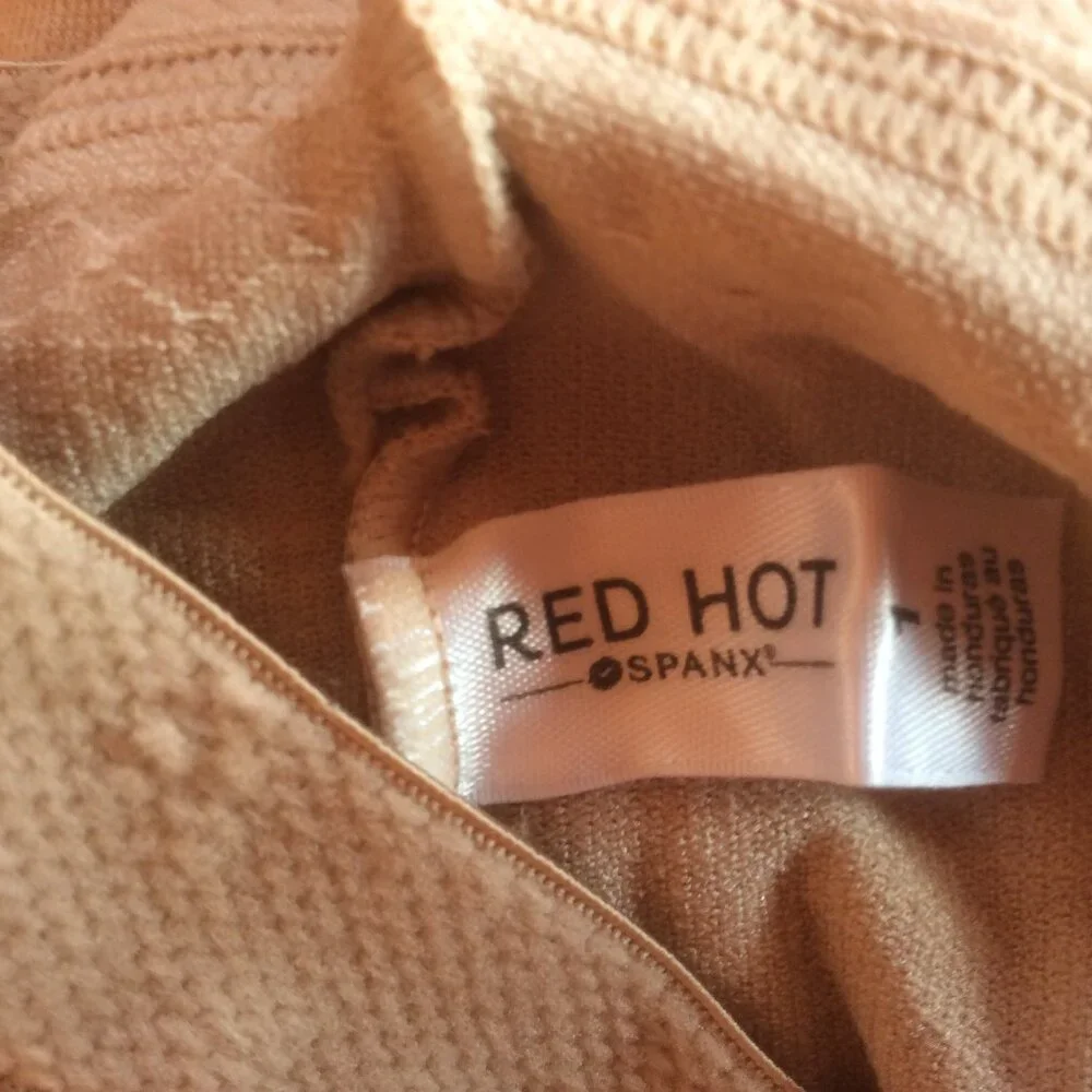 Spanx Red Hot High-Waist Mid-Thigh Nude Shapewear Shorts Size 1 (XS) - Picture 2 of 6